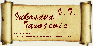 Vukosava Tasojević vizit kartica